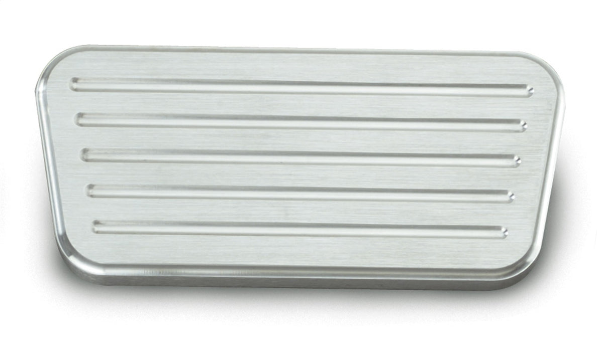 Lokar BAG-6079 Brake Pedal Pad; XL Non Power Brake; 6 in. x 2.75 in.; Billet Aluminum; Brushed; - Truck Part Superstore