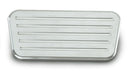 Lokar BAG-6079 Brake Pedal Pad; XL Non Power Brake; 6 in. x 2.75 in.; Billet Aluminum; Brushed; - Truck Part Superstore