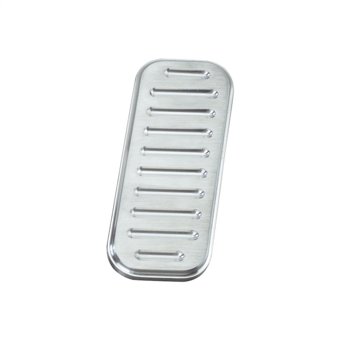 Lokar BAG-6081 Throttle Pedal Pad; Billet Aluminum; Brushed; - Truck Part Superstore