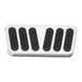 Lokar BAG-6086 Brake Pedal Pad; Brushed Aluminum; w/Rubber Insert; Billet Aluminum; - Truck Part Superstore
