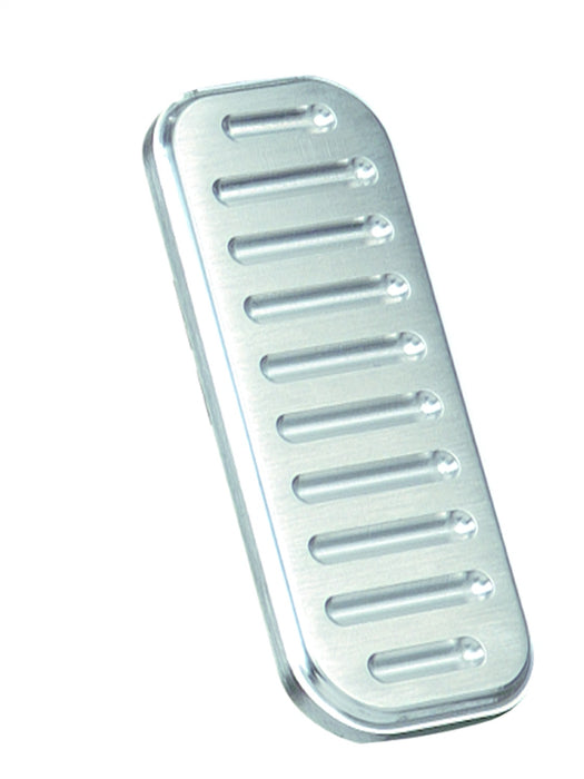Lokar BAG-6091 Throttle Pedal Pad; Billet Aluminum; Brushed; - Truck Part Superstore