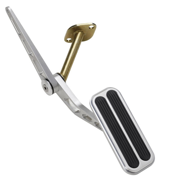 Lokar BAG-6129 Throttle Pedal Assembly; Brushed; w/Rubber Insert; Billet Aluminum; - Truck Part Superstore