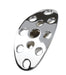 Lokar BAG-6152 Brake Pedal Pad; Chrome Plated Steel; Lakester; Curved; Each; - Truck Part Superstore