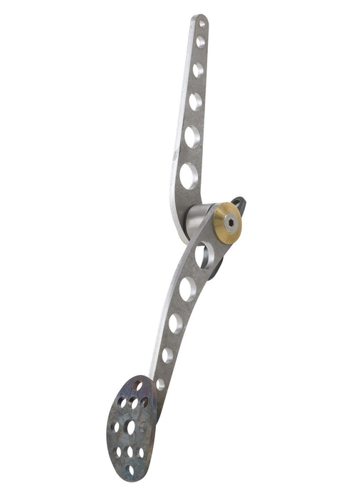 Lokar BAG-6154 Throttle Pedal Assembly; Lakester; Curved; Raw Finish; - Truck Part Superstore