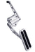 Lokar BAG-6164 Throttle Pedal Assembly; Brushed; w/Rubber Insert; Billet Aluminum; - Truck Part Superstore