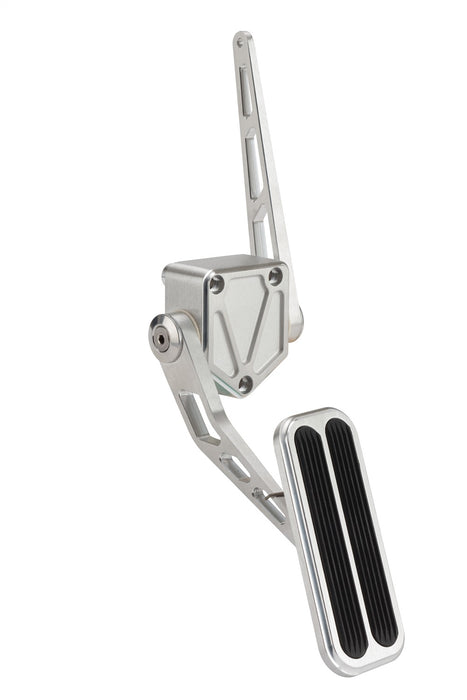 Lokar BAG-6165 Throttle Pedal Assembly; Brushed; w/Rubber Insert; Billet Aluminum; - Truck Part Superstore