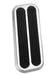 Lokar BAG-6173 Throttle Pedal Pad; Brushed; w/Rubber Insert; Billet Aluminum; - Truck Part Superstore