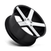 DUB 1PC S217240089+31 S217 24X10 6X135 GL-BLK-BRSHD 30MM - Truck Part Superstore