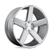 DUB 1PC S218229584+19 S218 22X9.5 6X5.5 GL-SLVR-BRSH 19MM - Truck Part Superstore