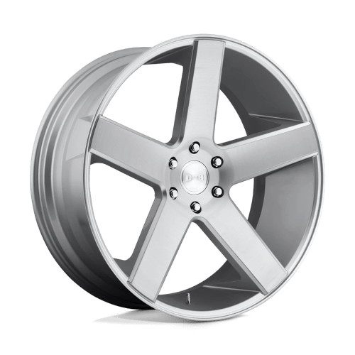 DUB 1PC S218229573+11 S218 22X9.5 5X5.0 GL-SLVR-BRSH 11MM - Truck Part Superstore