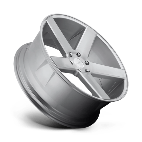 DUB 1PC S218229584+19 S218 22X9.5 6X5.5 GL-SLVR-BRSH 19MM - Truck Part Superstore