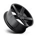 DUB 1PC S216249021+15 S216 24X9 5X120 GL-BLK 15MM - Truck Part Superstore