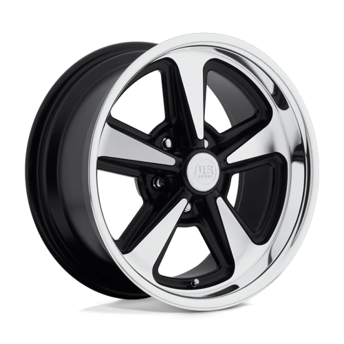 US Mag 1PC U10917906152 U109 17X9 5X4.75 MT-BLK-MACH 08MM - Truck Part Superstore