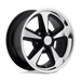 US Mag 1PC U10917906152 U109 17X9 5X4.75 MT-BLK-MACH 08MM - Truck Part Superstore