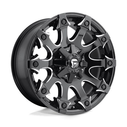Fuel 1PC D57820007047 D578 20X10 5X5.5/150 GL-BLK-MIL -18MM - Truck Part Superstore