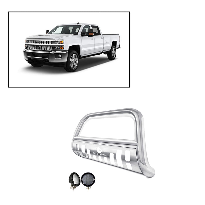 Black Horse Off Road BB004919-SP-PLFB Stainless Steel Stainless Steel Skid Plate - Truck Part Superstore