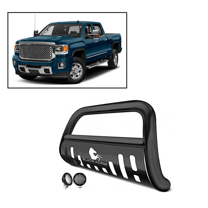 Black Horse Off Road BB004919A-SP-PLFB Black Steel Skid Plate - Truck Part Superstore