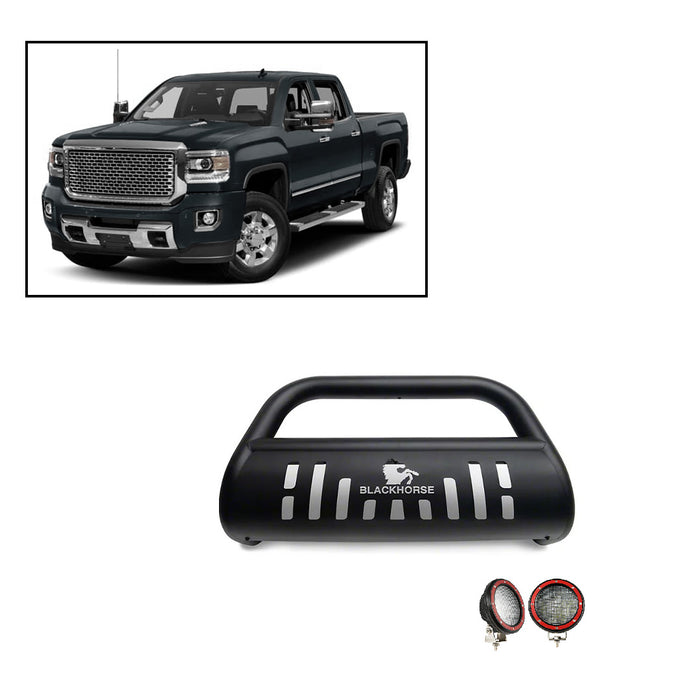 Black Horse Off Road BB004919A-SP-PLFR Black Steel Skid Plate - Truck Part Superstore