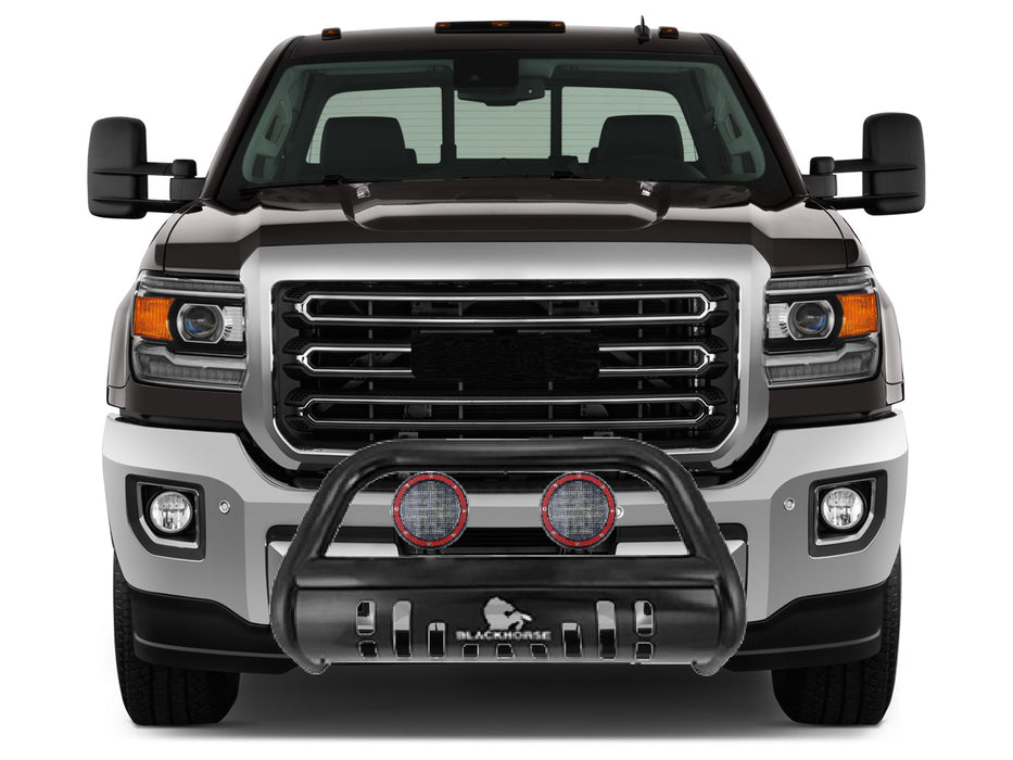 Black Horse Off Road BB004919A-SP-PLFR Black Steel Skid Plate - Truck Part Superstore