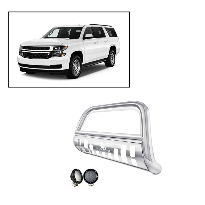 Black Horse Off Road BB037411-SP-PLFB Stainless Steel Stainless Steel Skid Plate - Truck Part Superstore