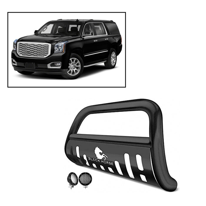 Black Horse Off Road BB037411A-SP-PLFB Black Steel Skid Plate - Truck Part Superstore