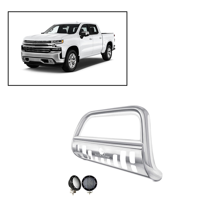 Black Horse Off Road BB037415-SP-PLFB Stainless Steel Stainless Steel Skid Plate - Truck Part Superstore