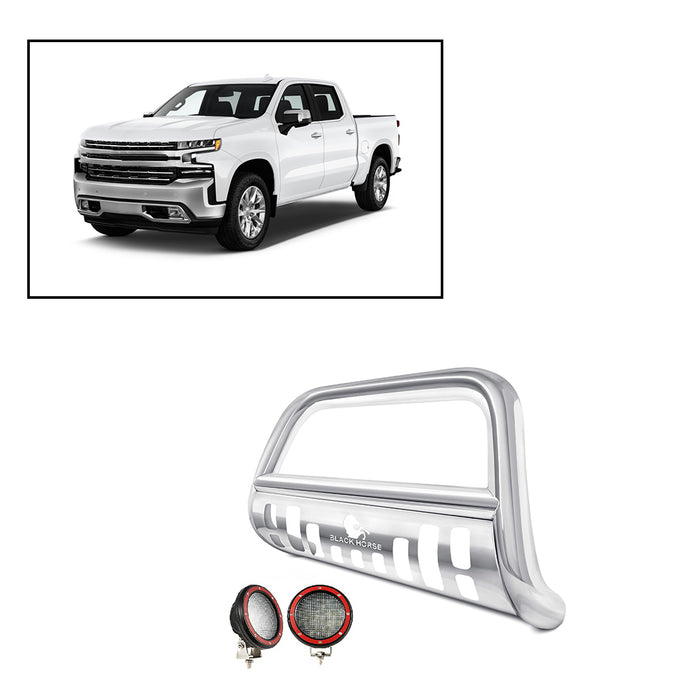 Black Horse Off Road BB037415-SP-PLFR Stainless Steel Stainless Steel Skid Plate - Truck Part Superstore