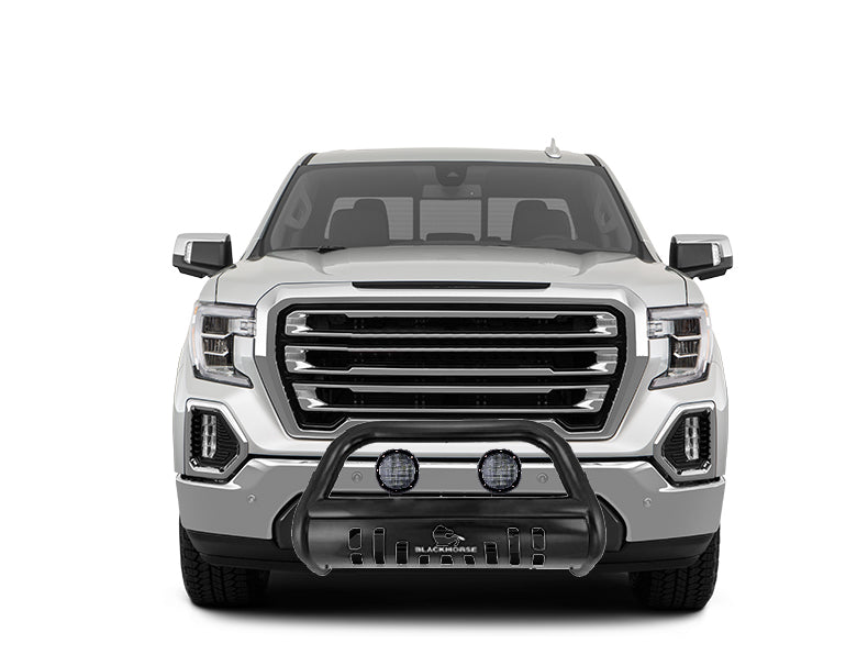 Black Horse Off Road BB037415A-SP-PLFB Black Steel Skid Plate - Truck Part Superstore
