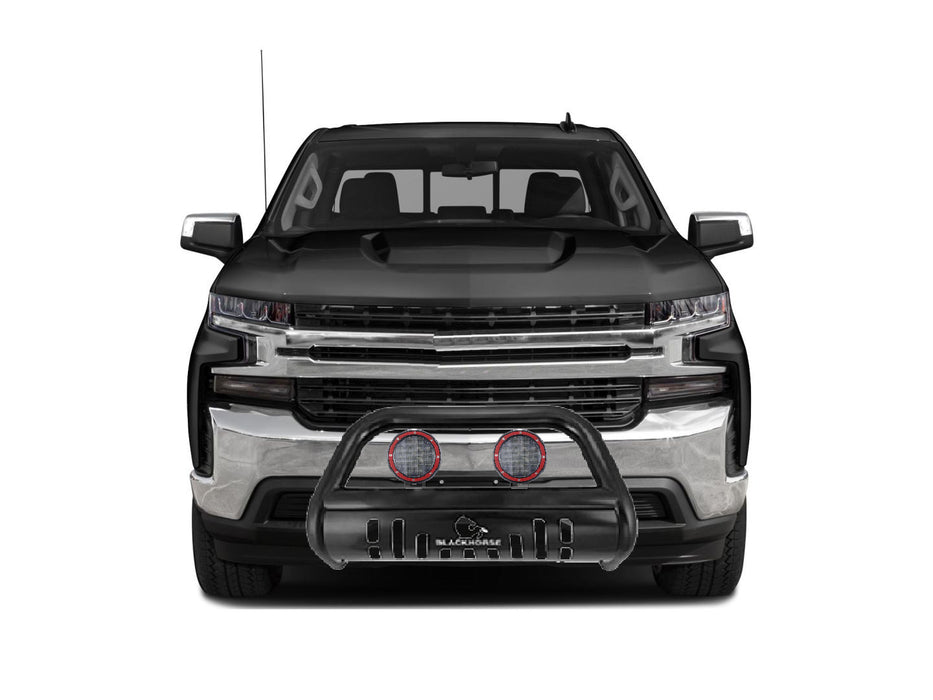Black Horse Off Road BB037415A-SP-PLFR Black Steel Skid Plate - Truck Part Superstore