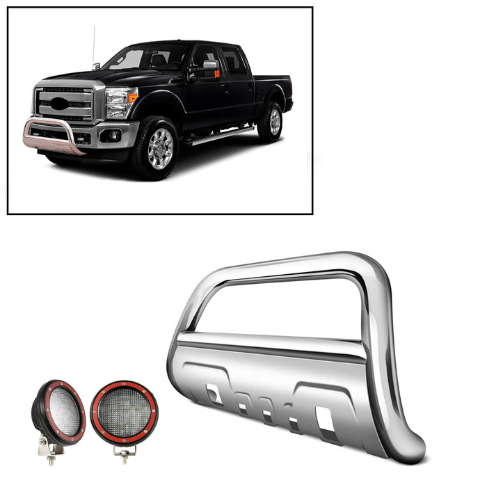 Black Horse Off Road BB045211-SP-35OV-PLFR Stainless Steel Stainless Steel Skid Plate - Truck Part Superstore