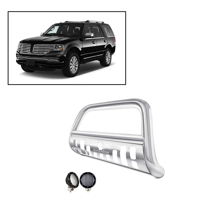 Black Horse Off Road BB045213-SP-PLFB Stainless Steel Stainless Steel Skid Plate - Truck Part Superstore