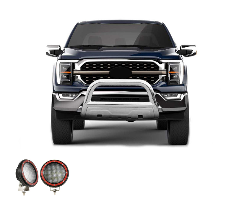 Black Horse Off Road BB046409-SP-35OV-PLFR Stainless Steel Stainless Steel Skid Plate - Truck Part Superstore