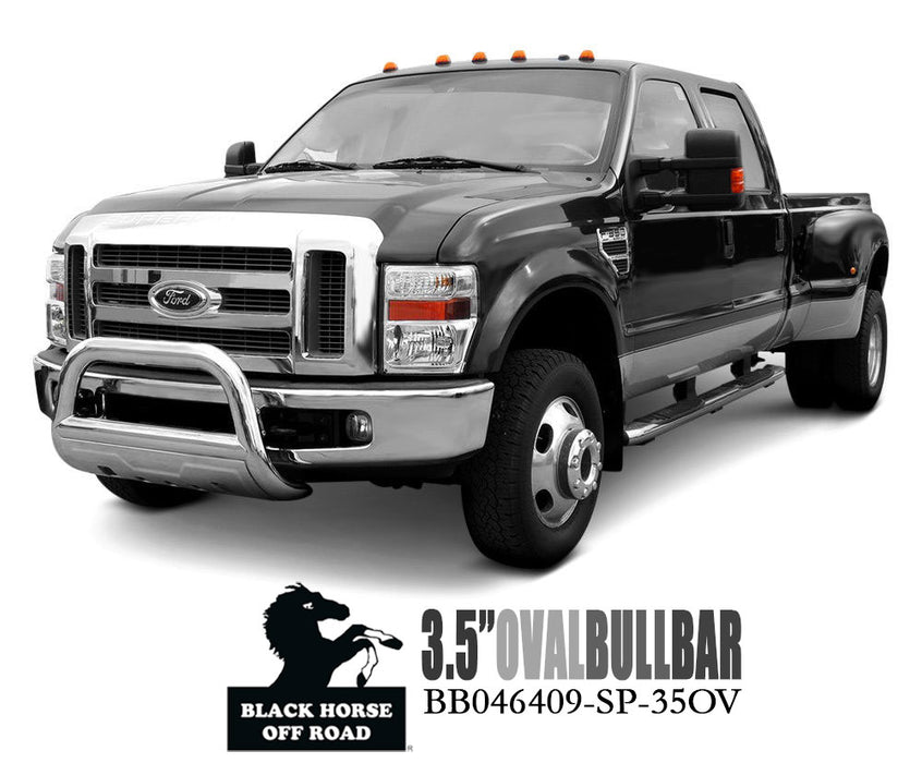 Black Horse Off Road BB046409-SP-35OV Stainless Steel Stainless Steel Skid Plate - Truck Part Superstore