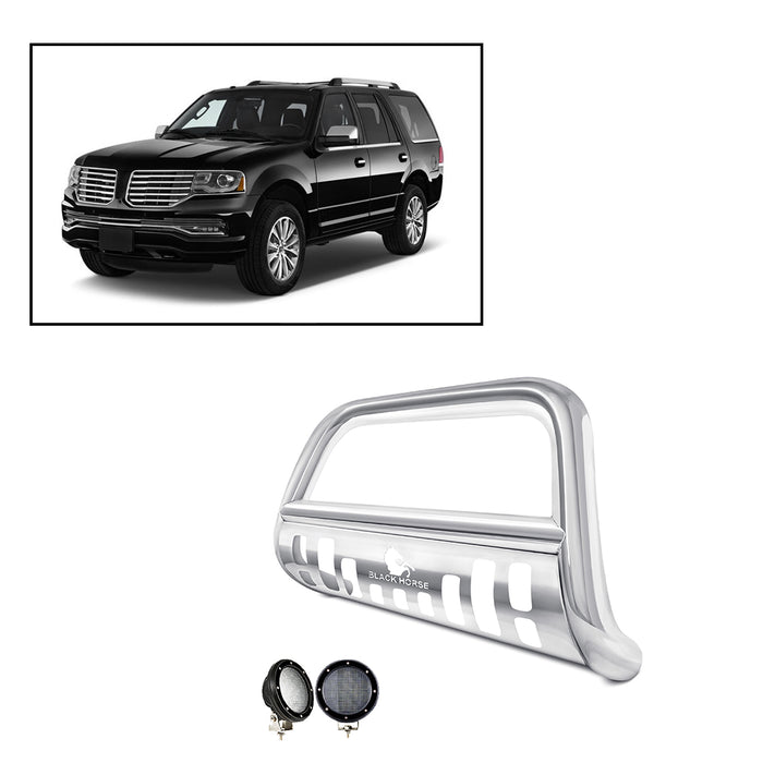 Black Horse Off Road BB046409-SP-PLFB Stainless Steel Stainless Steel Skid Plate - Truck Part Superstore