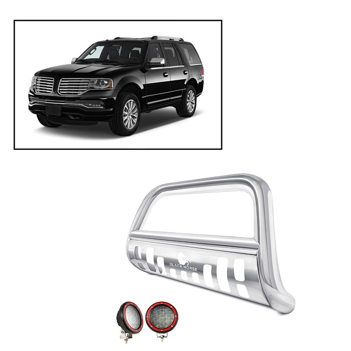 Black Horse Off Road BB046409-SP-PLFR Stainless Steel Stainless Steel Skid Plate - Truck Part Superstore