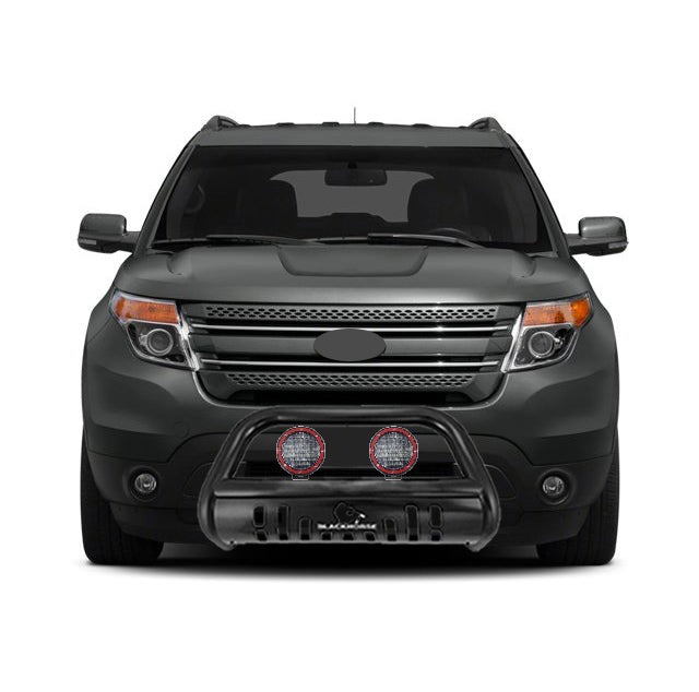 Black Horse Off Road BB047611A-SP-PLFR Black Steel Skid Plate - Truck Part Superstore