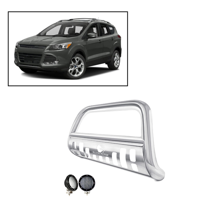 Black Horse Off Road BB048809-SP-PLFB Stainless Steel Stainless Steel Skid Plate - Truck Part Superstore