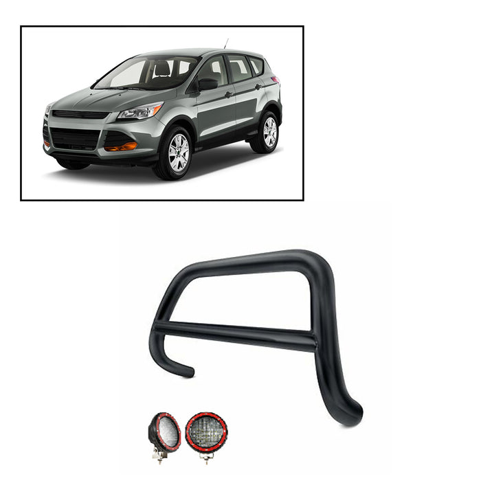 Black Horse Off Road BB048809A-PLFR Black Steel No skid plate - Truck Part Superstore