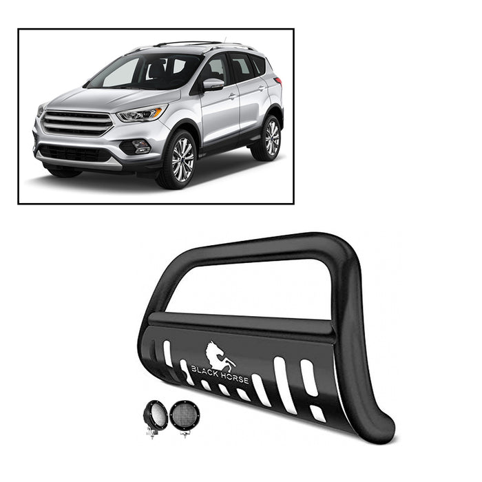 Black Horse Off Road BB048809A-SP-PLFB Black Steel Skid Plate - Truck Part Superstore