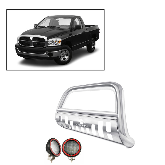 Black Horse Off Road BB077109-SP-PLFR Stainless Steel Stainless Steel Skid Plate - Truck Part Superstore