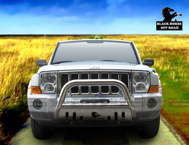 Black Horse Off Road BB080009A-SP Black Steel Skid Plate - Truck Part Superstore