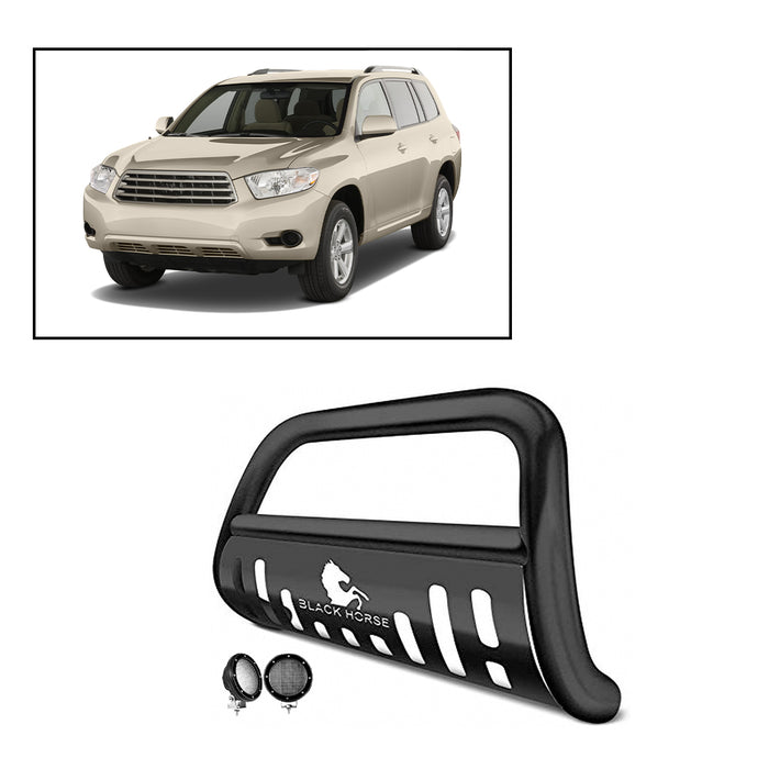 Black Horse Off Road BB091009A-SP-PLFB Black Steel Skid Plate - Truck Part Superstore