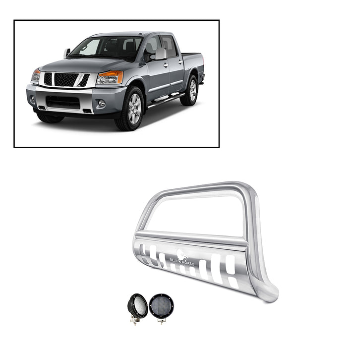 Black Horse Off Road BB113205-SP-PLFB Stainless Steel Stainless Steel Skid Plate - Truck Part Superstore
