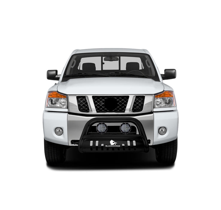 Black Horse Off Road BB113205A-SP-PLFB Black Steel Skid Plate - Truck Part Superstore