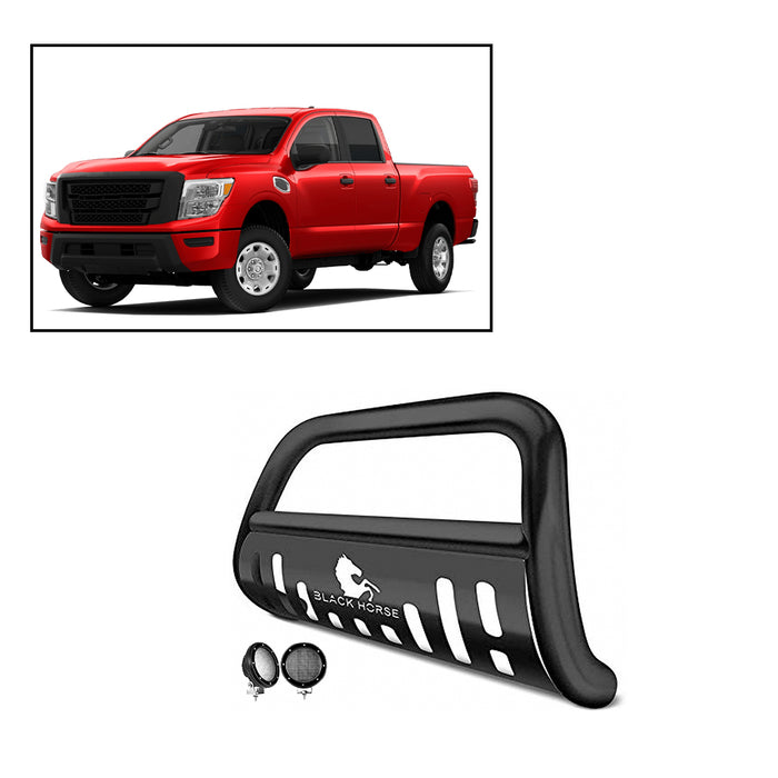 Black Horse Off Road BB113206A-SP-PLFB Satin Black Steel Skid Plate - Truck Part Superstore