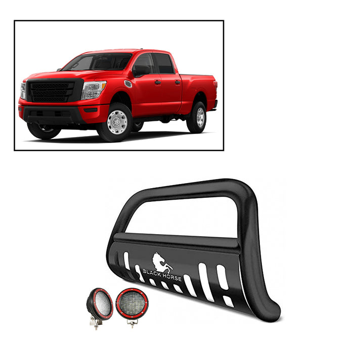 Black Horse Off Road BB113206A-SP-PLFR Satin Black Steel Skid Plate - Truck Part Superstore