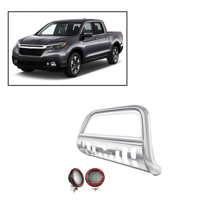 Black Horse Off Road BB158107-SP-PLFR Stainless Steel Stainless Steel Skid Plate - Truck Part Superstore
