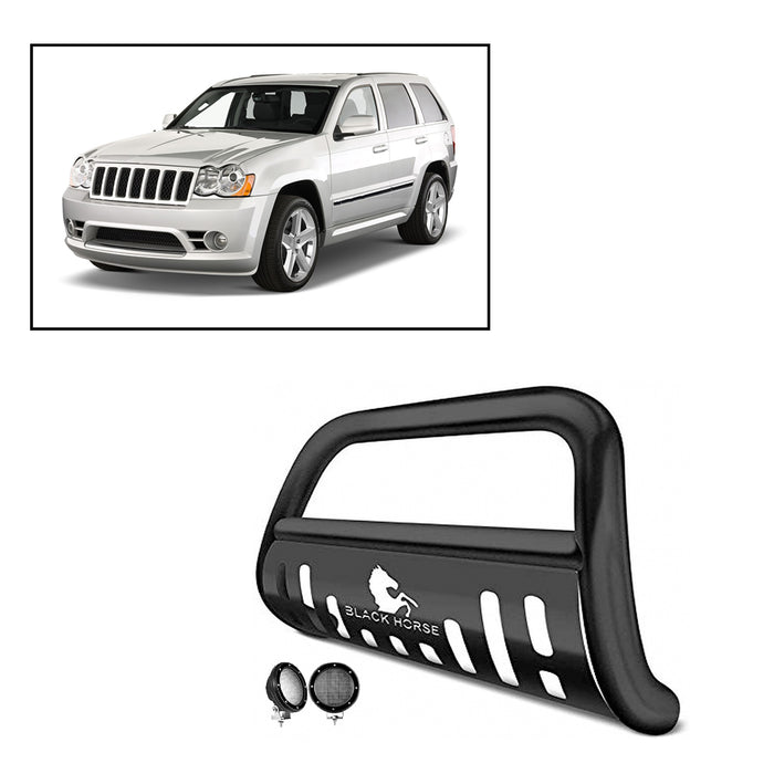 Black Horse Off Road BB80709BK-SP-PLFB Black Steel Skid Plate - Truck Part Superstore