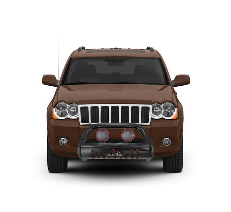 Black Horse Off Road BB80709BK-SP-PLFR Black Steel Skid Plate - Truck Part Superstore