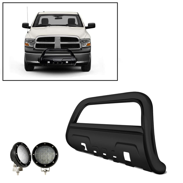 Black Horse Off Road BBDG109A-SP-35OV-PLFB Black Steel Skid Plate - Truck Part Superstore